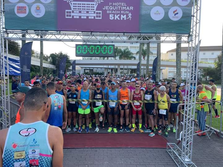 II Corrida Hotel Jequitimar Beach Run 5K reúne 1.500 atletas e consolida Guarujá como destino esportivo do litoral paulista