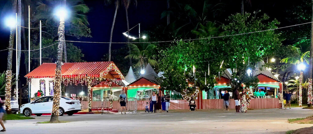 Natal de Encantos ilumina Guarujá com neve, fogos de artifício e programação especial durante todo o mês de dezembro